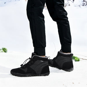 draussenfeet winter barfussschuhe schneestiefel 31464 schwarz