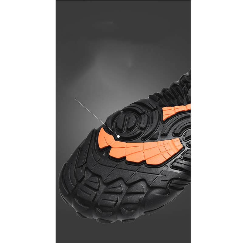 Herren Outdoor High-Top Baumwollschuhe, Unisex Barfußschuhe Arbeitsschuhe, Schneestiefel, warm, plus samtverdickte Mittelrohr-Wander-Winterschuhe