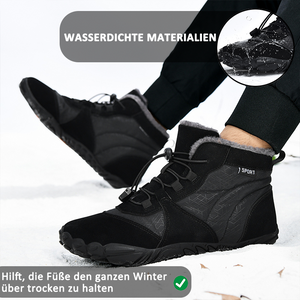 draussenfeet winter barfussschuhe schneestiefel 31464 schwarz