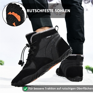 draussenfeet winter barfussschuhe schneestiefel 31464 schwarz
