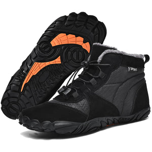 draussenfeet winter barfussschuhe schneestiefel 31464 schwarz