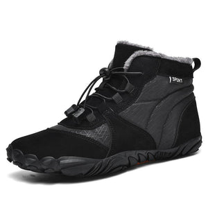 draussenfeet winter barfussschuhe schneestiefel 31464 schwarz