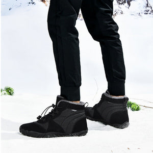 draussenfeet winter barfussschuhe schneestiefel 31465 schwarz