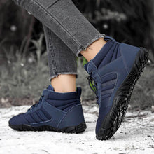 Lade das Bild in den Galerie-Viewer, Herren Barfußschuhe Winter Wasserdicht Trailrunning Schuhe Warm Gefüttert Winterschuhe Unisex Outdoor Schneestiefel Rutschfeste Winterstiefel

