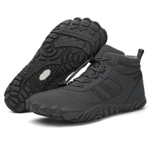 Lade das Bild in den Galerie-Viewer, draussenfeet winter barfussschuhe schneestiefel 31466 grau
