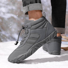 Lade das Bild in den Galerie-Viewer, Herren Barfußschuhe Winter Wasserdicht Trailrunning Schuhe Warm Gefüttert Winterschuhe Unisex Outdoor Schneestiefel Rutschfeste Winterstiefel
