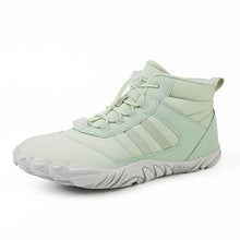 Lade das Bild in den Galerie-Viewer, Herren Barfußschuhe Winter Wasserdicht Trailrunning Schuhe Warm Gefüttert Winterschuhe Unisex Outdoor Schneestiefel Rutschfeste Winterstiefel
