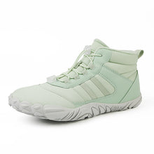 Lade das Bild in den Galerie-Viewer, draussenfeet winter barfussschuhe schneestiefel 31466 hellgrun
