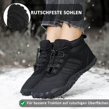 Lade das Bild in den Galerie-Viewer, draussenfeet winter barfussschuhe schneestiefel 31466 schwarz
