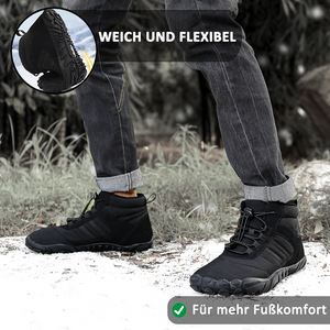 draussenfeet winter barfussschuhe schneestiefel 31466 schwarz