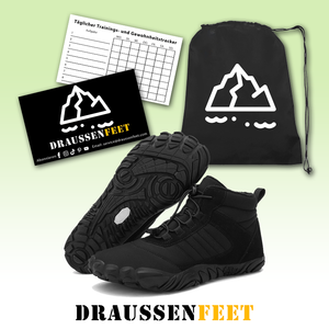 draussenfeet winter barfussschuhe schneestiefel 31466 schwarz