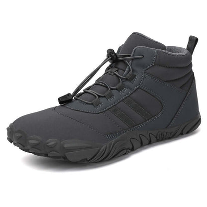 Women's barefoot shoes winter waterproof trail running shoes warm lined winter shoes unisex outdoor snow boots slipproof winter boots