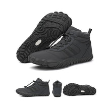 Lade das Bild in den Galerie-Viewer, draussenfeet winter barfussschuhe schneestiefel 31467 grau
