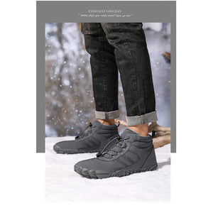 draussenfeet winter barfussschuhe schneestiefel 31467 grau