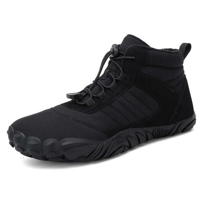 Women's barefoot shoes winter waterproof trail running shoes warm lined winter shoes unisex outdoor snow boots slipproof winter boots