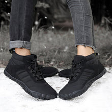 Lade das Bild in den Galerie-Viewer, draussenfeet winter barfussschuhe schneestiefel 31467 schwarz
