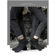 Lade das Bild in den Galerie-Viewer, draussenfeet winter barfussschuhe schneestiefel 31467 schwarz
