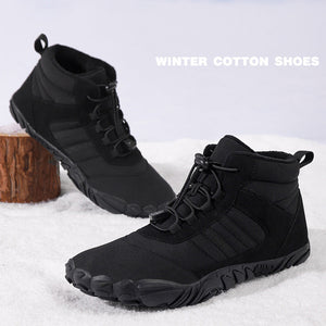 draussenfeet winter barfussschuhe schneestiefel 31467 schwarz