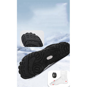 draussenfeet winter barfussschuhe schneestiefel 31467 schwarz
