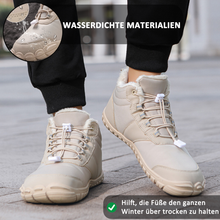 Lade das Bild in den Galerie-Viewer, draussenfeet winter barfussschuhe schneestiefel 31489 beige
