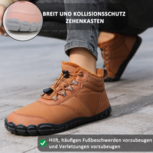 Lade das Bild in den Galerie-Viewer, draussenfeet winter barfussschuhe schneestiefel 31489 braun
