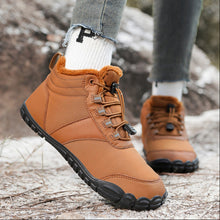 Lade das Bild in den Galerie-Viewer, draussenfeet winter barfussschuhe schneestiefel 31489 braun
