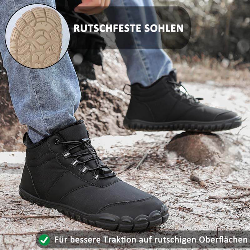 Warme Outdoor-Freizeit-Schneestiefel Rutschfester & Wasserdichter Barfußschuh für den Winter (Unisex)
