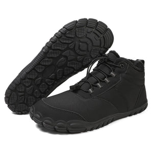draussenfeet winter barfussschuhe schneestiefel 31489 schwarz