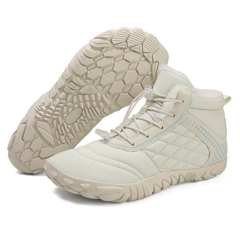 Warme Mittelhohe Verschleißfeste Wanderstiefel Rutschfester & Wasserdichter Barfußschuh für den Winter (Unisex)