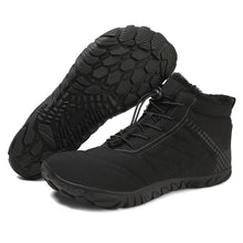 Lade das Bild in den Galerie-Viewer, draussenfeet winter barfussschuhe schneestiefel 31490 schwarz
