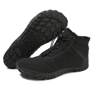 draussenfeet winter barfussschuhe schneestiefel 31490 schwarz