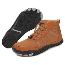 Lade das Bild in den Galerie-Viewer, draussenfeet winter barfussschuhe schneestiefel 31491 braun
