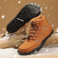 Lade das Bild in den Galerie-Viewer, draussenfeet winter barfussschuhe schneestiefel 31491 braun

