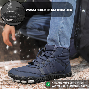 draussenfeet winter barfussschuhe schneestiefel 31491 dunkelblau