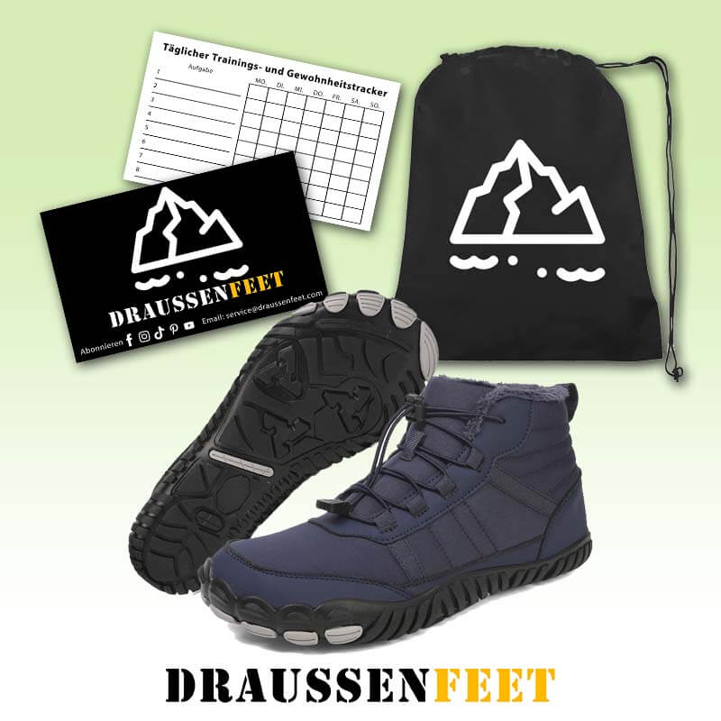 Outdoor-Schneestiefel High-Top-Sport-Winterschuhe Rutschfester & Wasserdichter Barfußschuh für den Winter (Unisex)