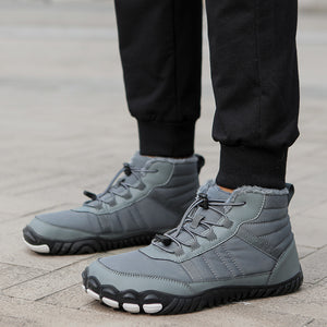 draussenfeet winter barfussschuhe schneestiefel 31491 grau