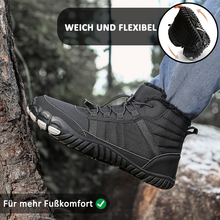 Lade das Bild in den Galerie-Viewer, draussenfeet winter barfussschuhe schneestiefel 31491 schwarz
