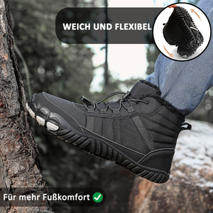 draussenfeet winter barfussschuhe schneestiefel 31491 schwarz