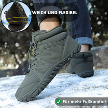Lade das Bild in den Galerie-Viewer, draussenfeet winter barfussschuhe schneestiefel 31492 armeegrun
