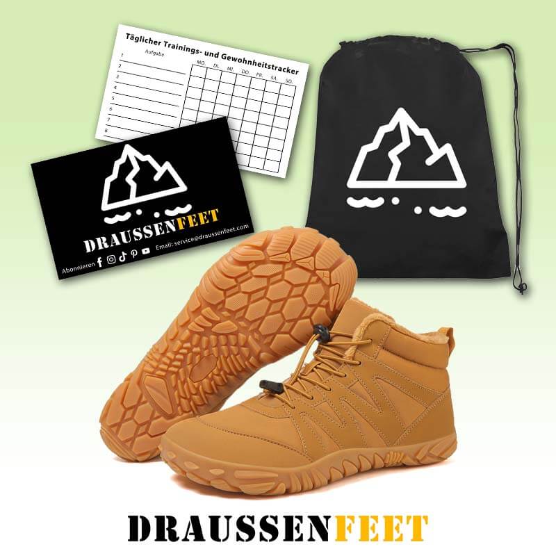 Outdoor-Klettern Lässige Winterschuhe Schneestiefel Rutschfester & Wasserdichter Barfußschuh für den Winter (Unisex)
