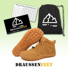 Lade das Bild in den Galerie-Viewer, draussenfeet winter barfussschuhe schneestiefel 31492 gelb
