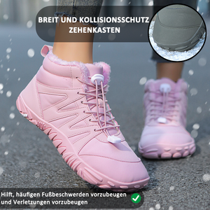 draussenfeet winter barfussschuhe schneestiefel 31492 rosa