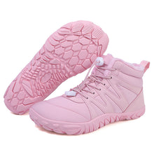 Lade das Bild in den Galerie-Viewer, draussenfeet winter barfussschuhe schneestiefel 31492 rosa
