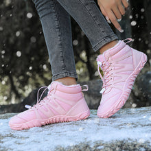 Lade das Bild in den Galerie-Viewer, draussenfeet winter barfussschuhe schneestiefel 31492 rosa

