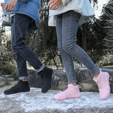 Lade das Bild in den Galerie-Viewer, draussenfeet winter barfussschuhe schneestiefel 31492 rosa
