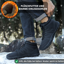 Lade das Bild in den Galerie-Viewer, draussenfeet winter barfussschuhe schneestiefel 31492 schwarz
