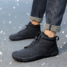 Lade das Bild in den Galerie-Viewer, draussenfeet winter barfussschuhe schneestiefel 31492 schwarz
