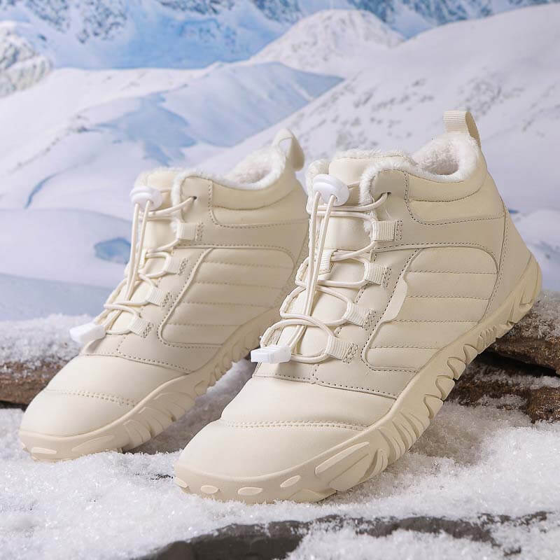 Lässiges Abenteuer Gesunde Warme Schneestiefel Rutschfester & Wasserdichter Barfußschuh für den Winter (Unisex)
