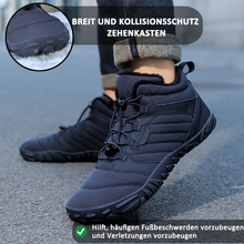 Lade das Bild in den Galerie-Viewer, draussenfeet winter barfussschuhe schneestiefel 31493 blau
