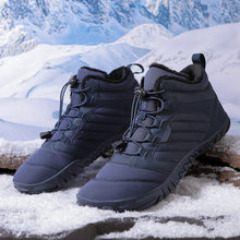 Lade das Bild in den Galerie-Viewer, draussenfeet winter barfussschuhe schneestiefel 31493 blau
